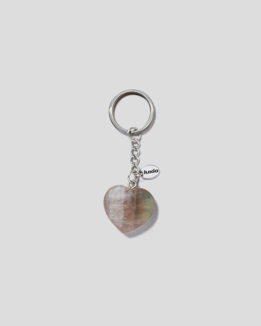 KEY HOLDER COEUR FLUORINE MULTICOLORE